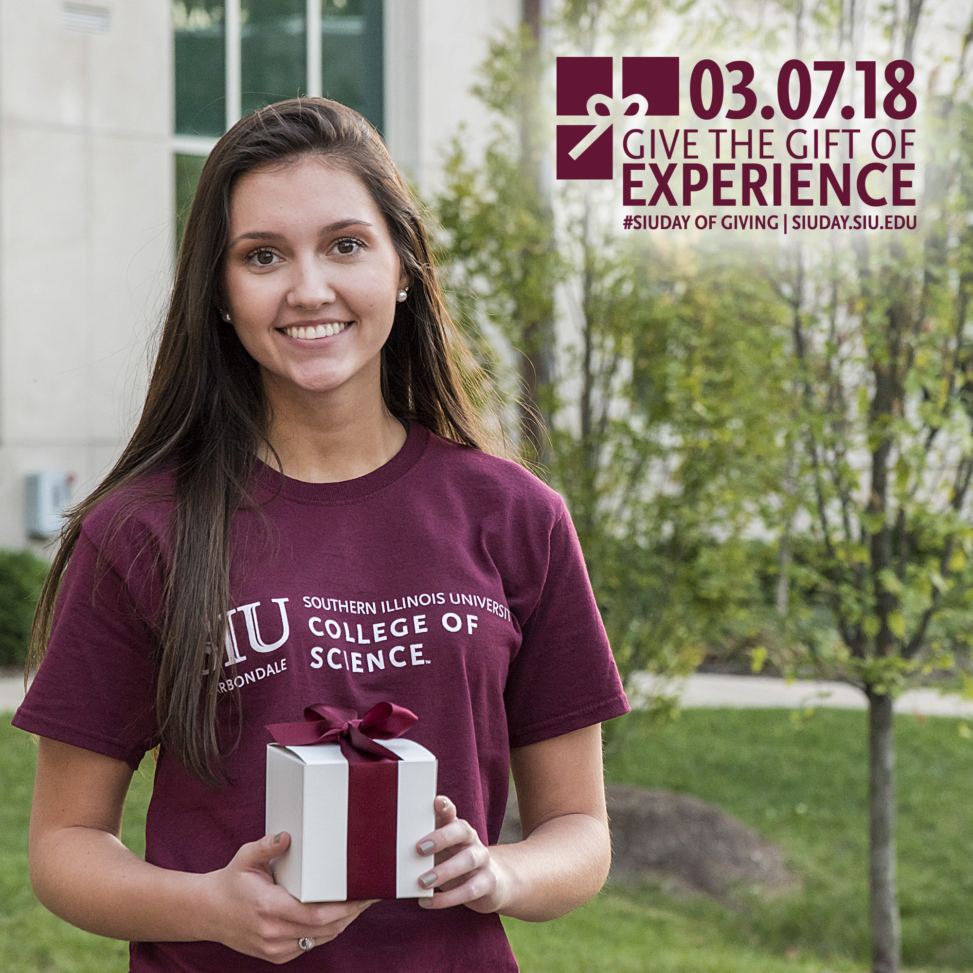 SIU Student Britt Peyton, SIU Day of Giving 2018: Give the Gift of Experience