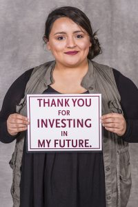 Meet SIU Scholarship Recipient – Esmeralda Valerio