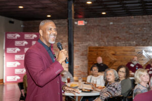 Chancellor Austin Lane at Fat Edd's Roadhouse in Metropolis