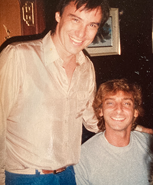 Ken Park is pictured with Banny Manilow