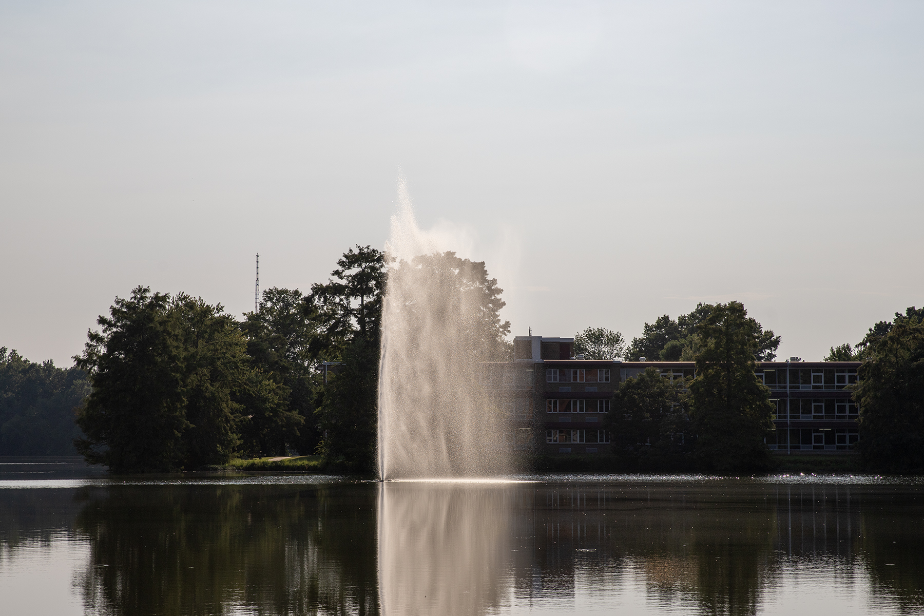 Tilden “Tim” Parks Campus Lake Fountain